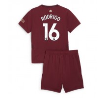 Manchester City Rodri Hernandez #16 Koszulka Trzecia dzieci 2024-25 Krótki Rękaw (+ krótkie spodenki)
